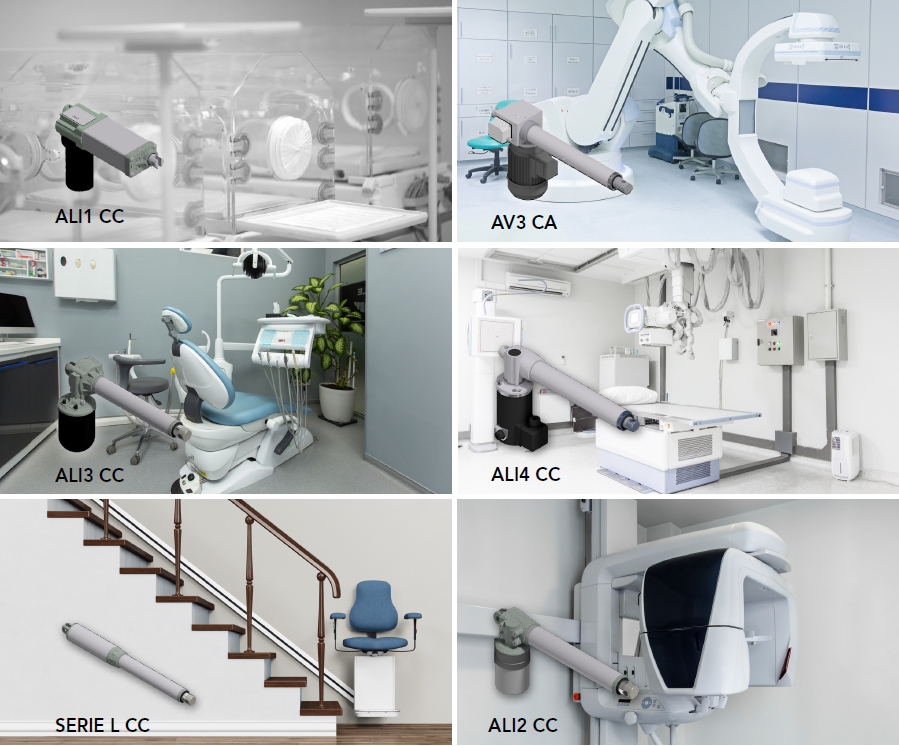 medical equipments healthcare actuators