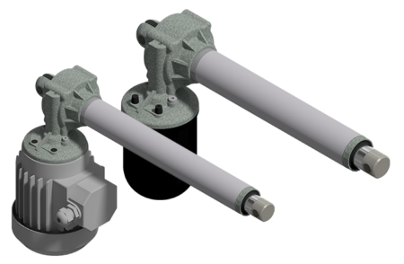 attuatori lineari elettrici, electric linear actuator, actuators ALI3 ACDC