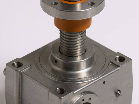 mechanical screw jack rotating screw hr 200