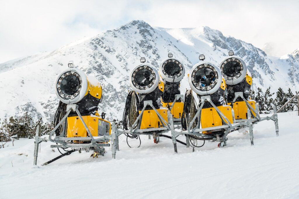 cannoni da neve e abbattimento polveri