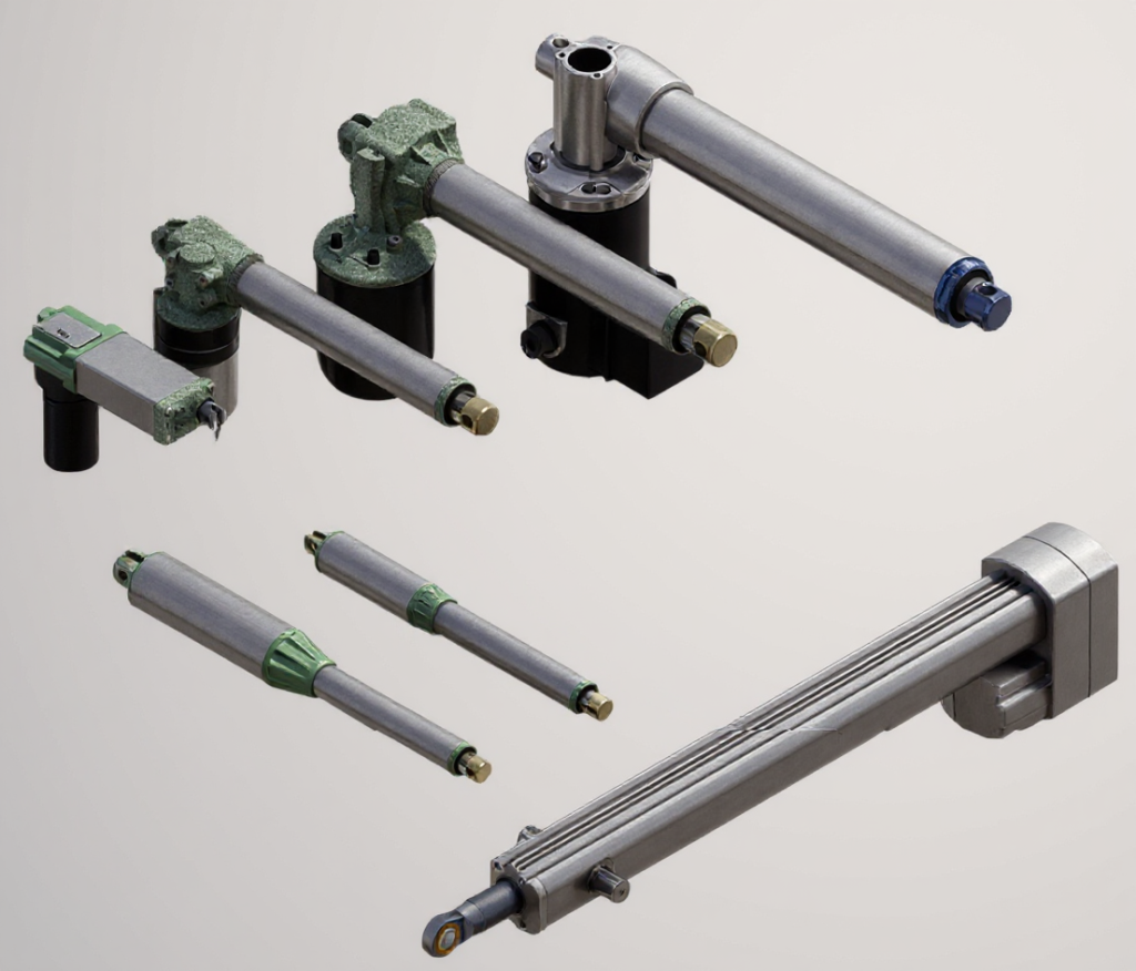 electric lienar actuators for DC current